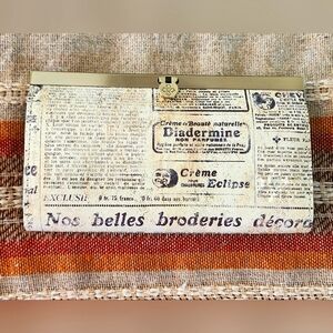Patricia Nash Cauchy Newspaper Print Wallet